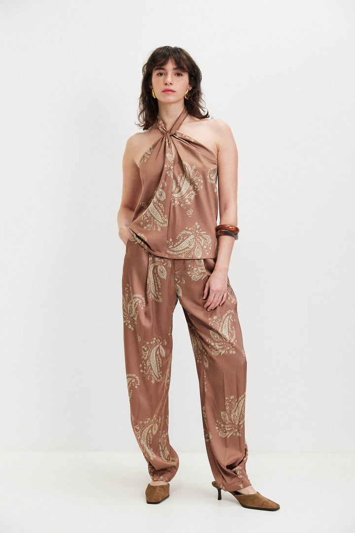 HANNAH BROWN TOP
