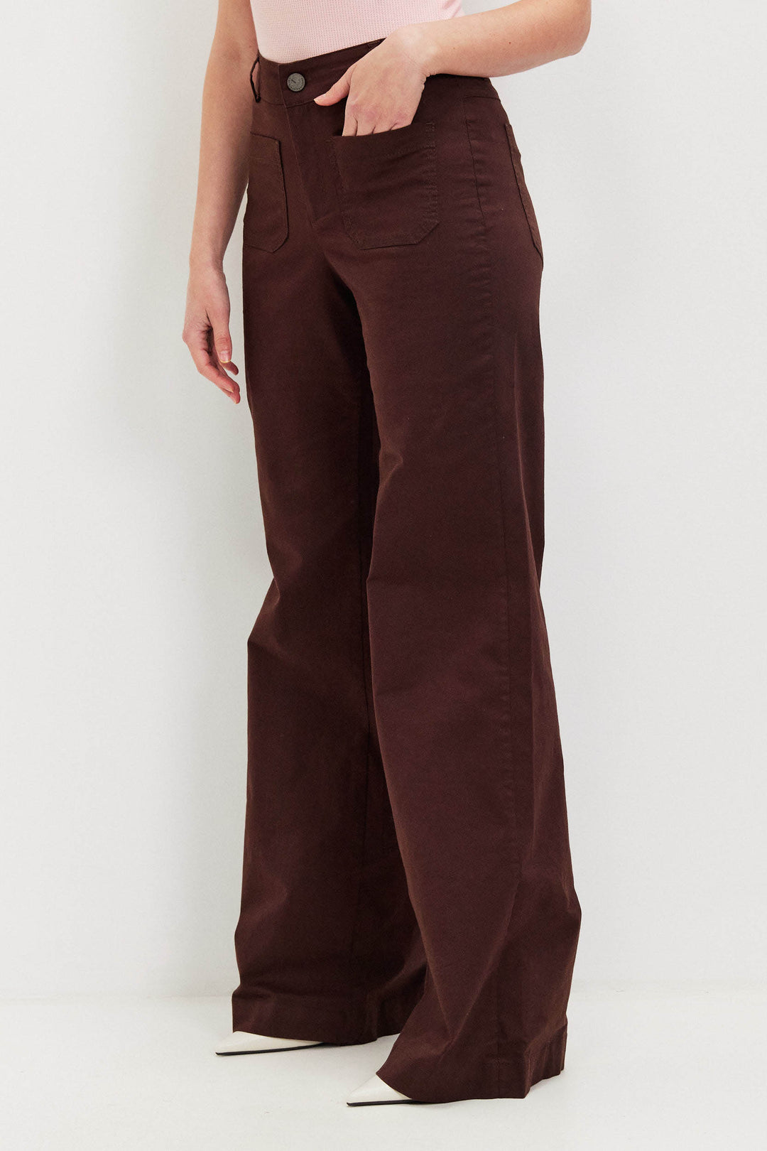 SANTANNA CHOCOLATE BROWN PANTS