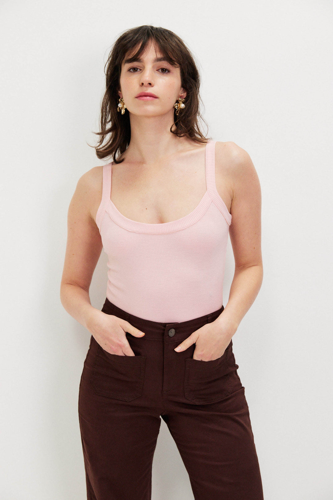 MAYA LEOTARD PINK TOP