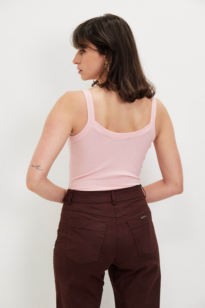 MAYA LEOTARD PINK TOP