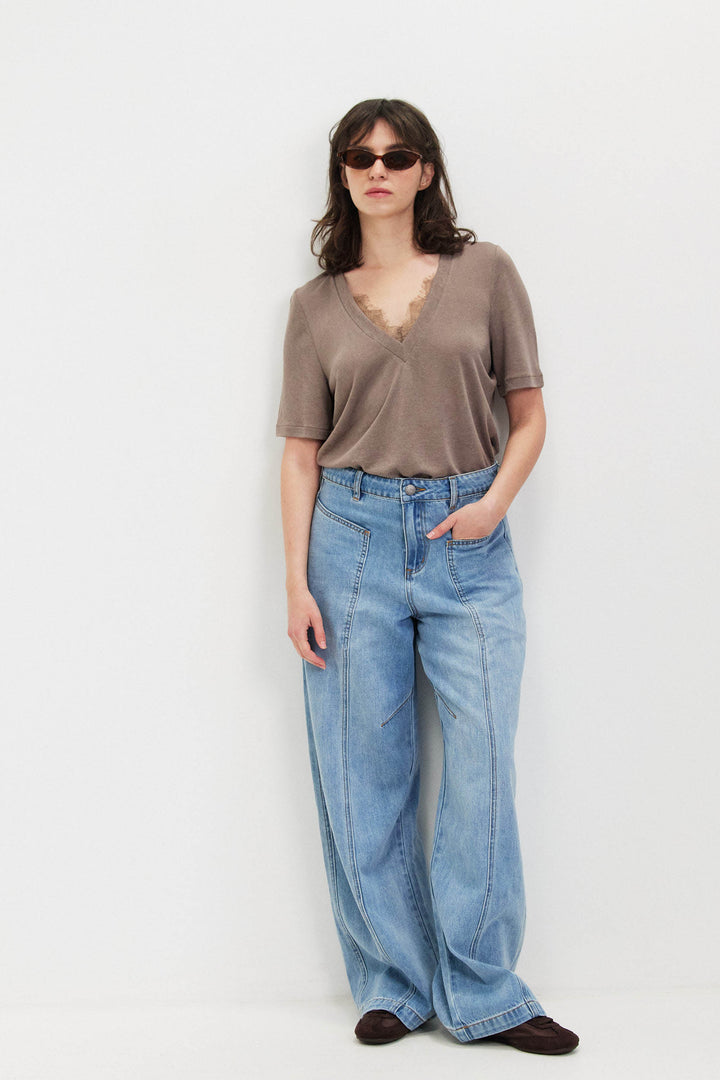 WIDE LEG JEANS