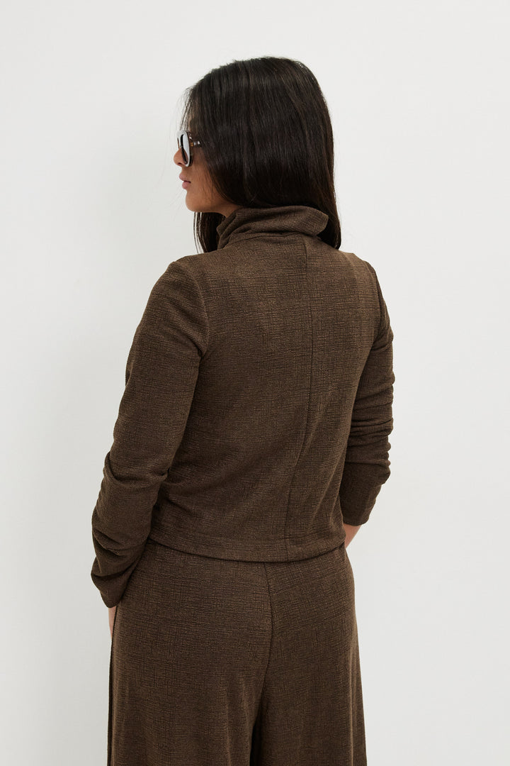 GALI CHOCOLATE BROWN JACKET