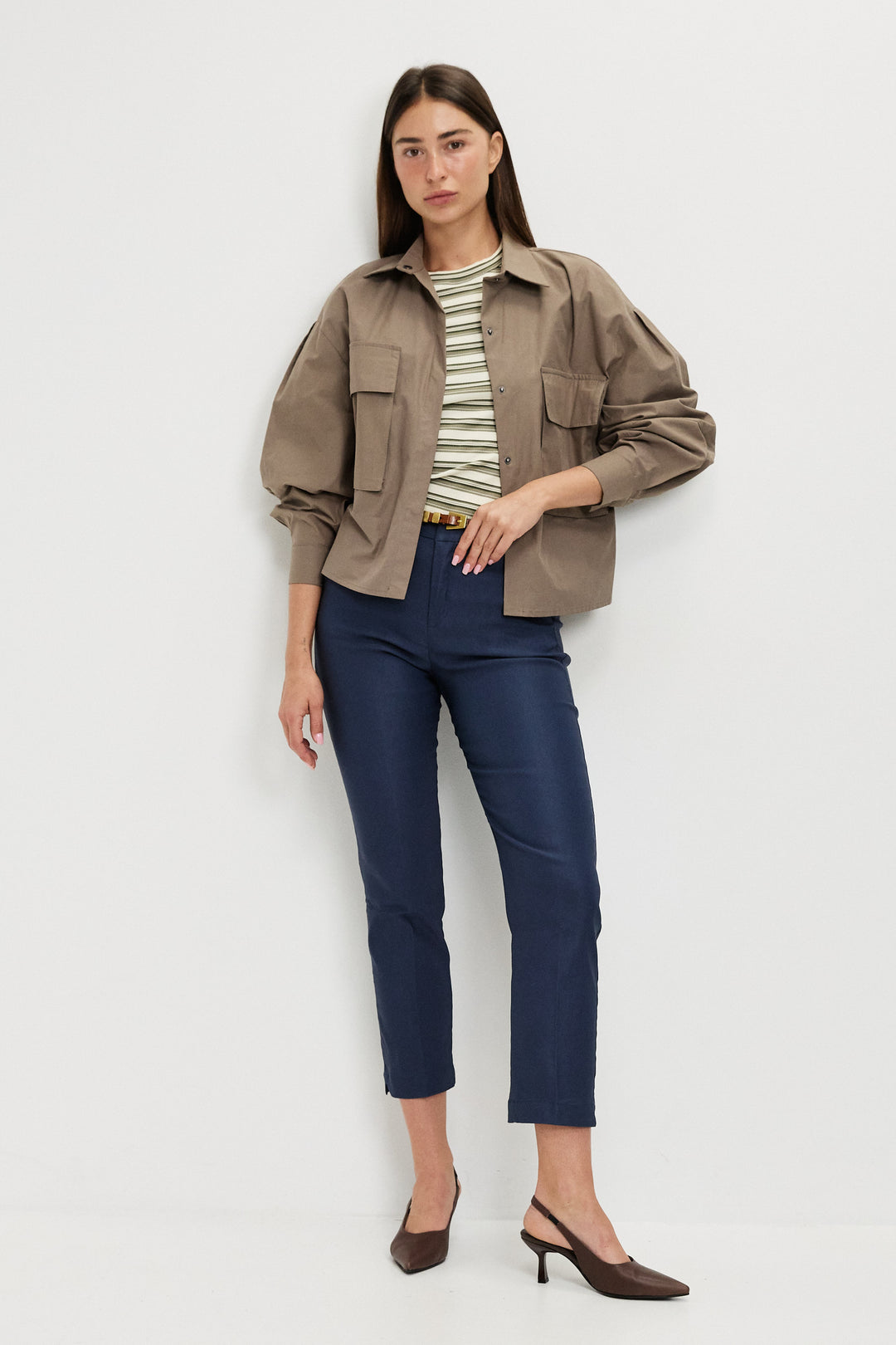 NAOMI OLIVE GREEN JACKET
