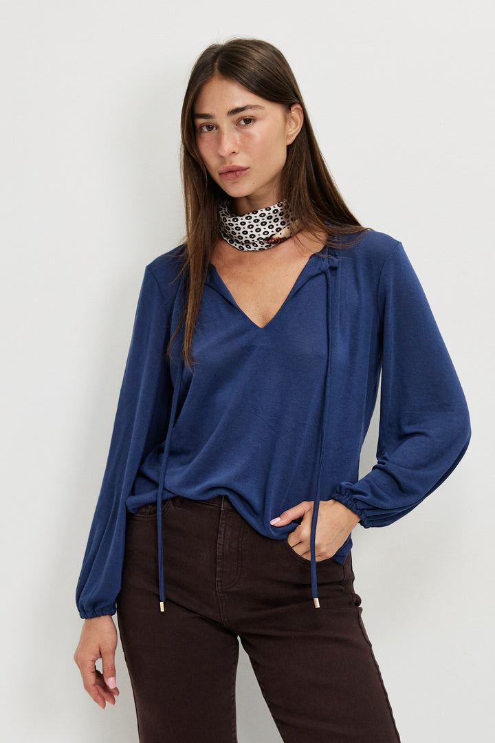 LIYA NAVY BLUE SHIRT