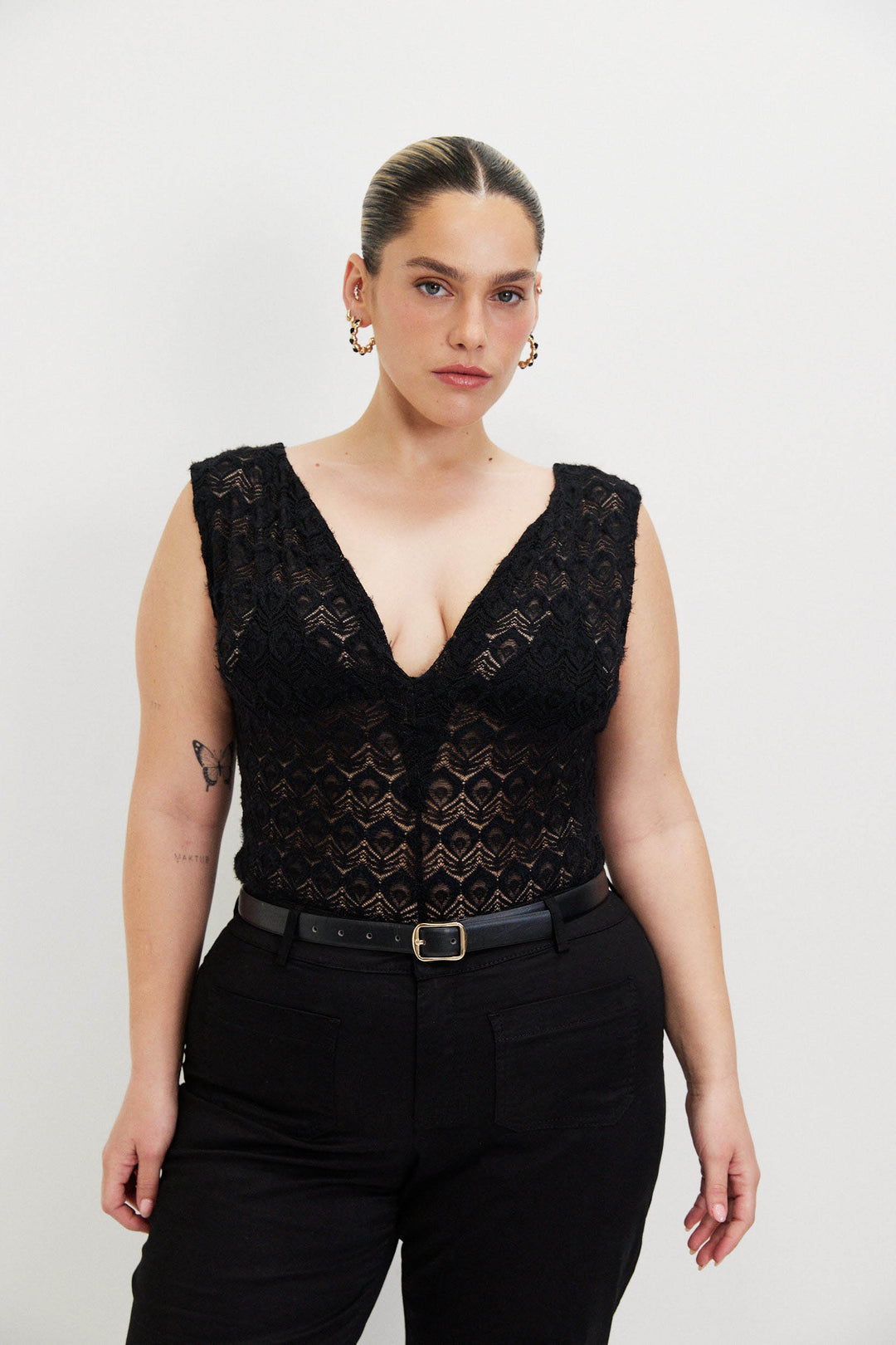 BRITNEY LEOTARD BLACK