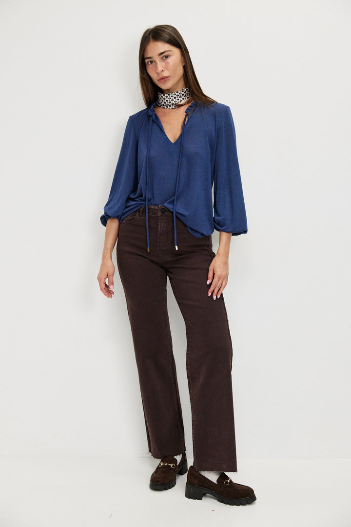 LIYA NAVY BLUE SHIRT