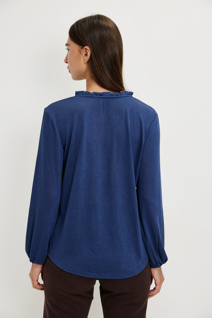 LIYA NAVY BLUE SHIRT