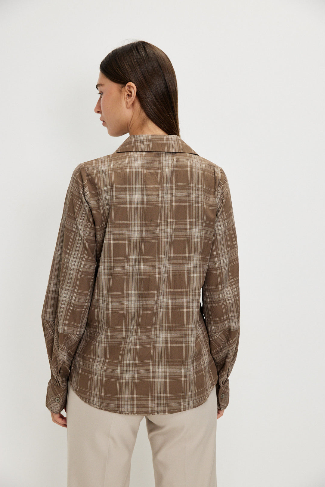 ARIEL BROWN SHIRT