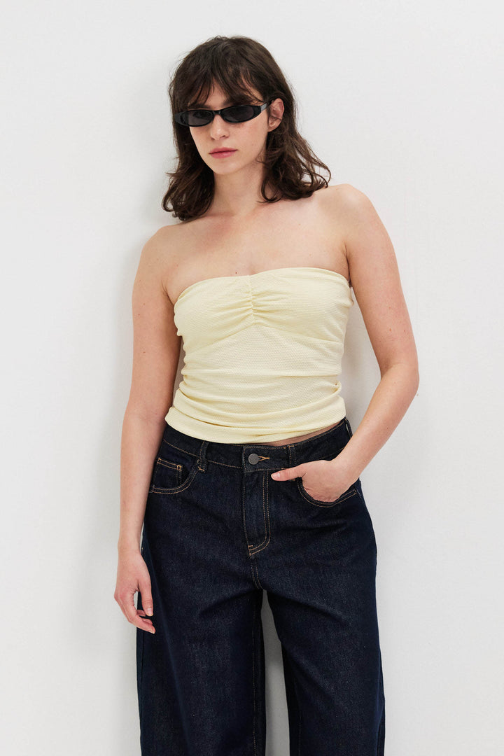 BILLY YELLOW STRAPLESS