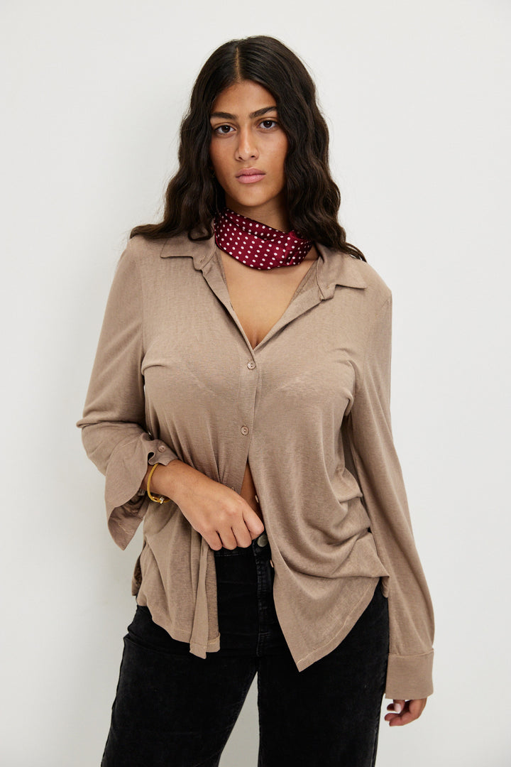 POLKA SATIN SCARF