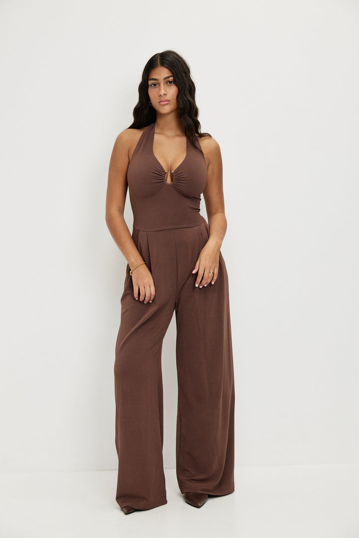 SISILIA BROWN OVERALL