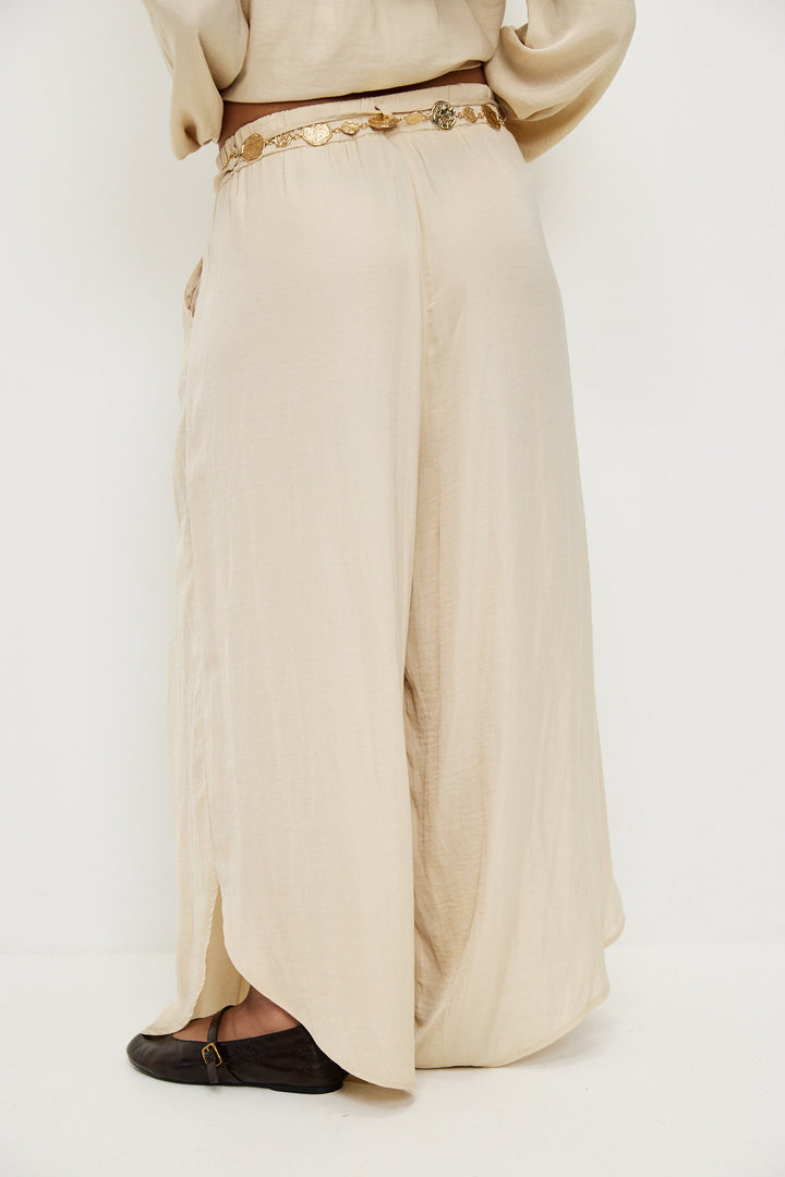 ZOEY SATIN SAND PANTS