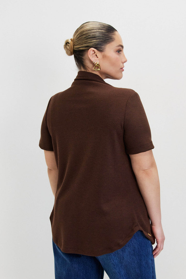 MAYA COLATE BROWN SHIRT