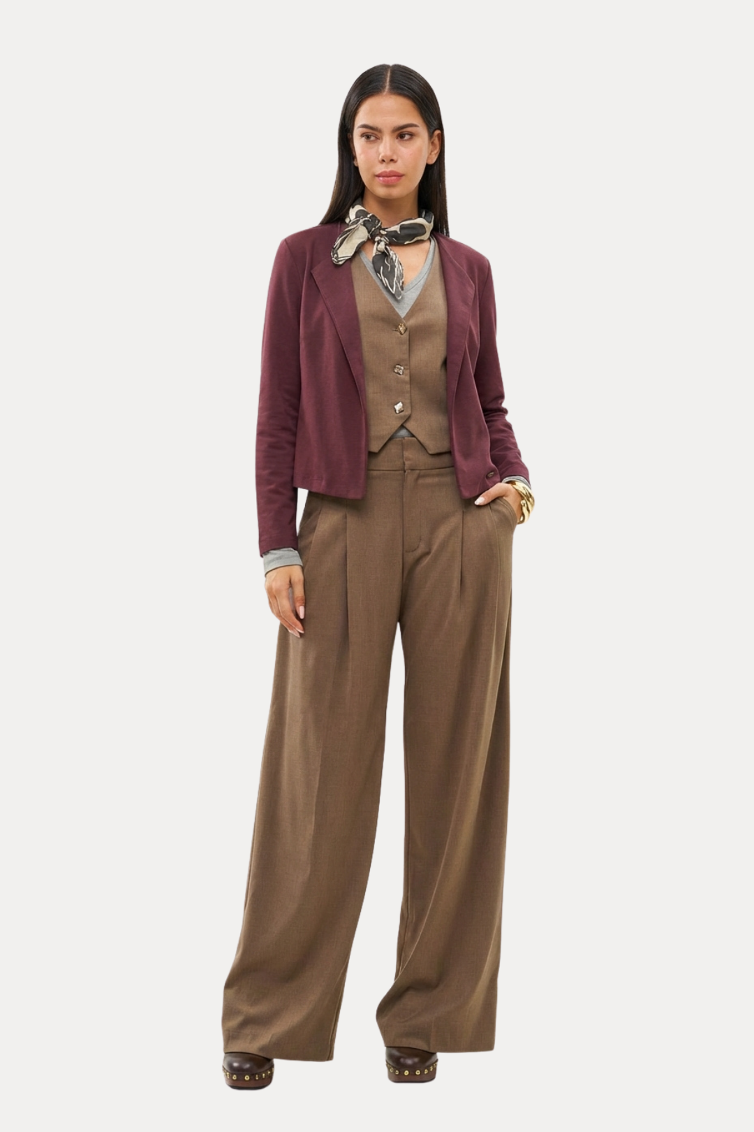 JERSEY BURGUNDY JACKET