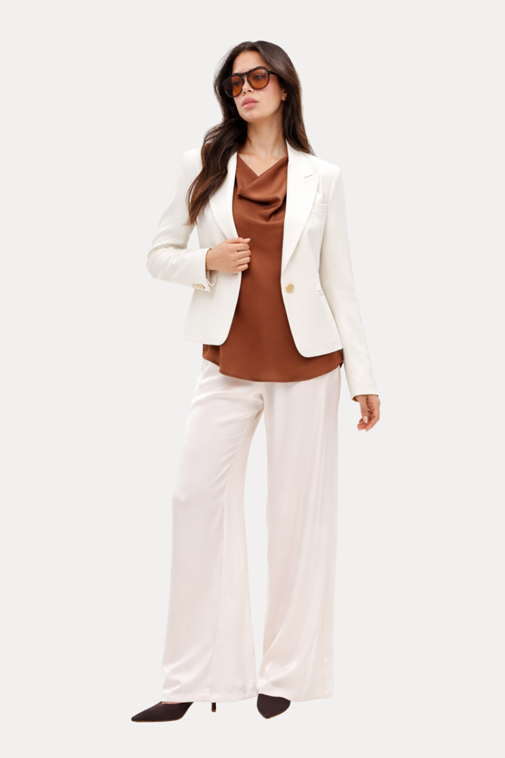 ALEXA SMOKED SIENA BROWN TOP