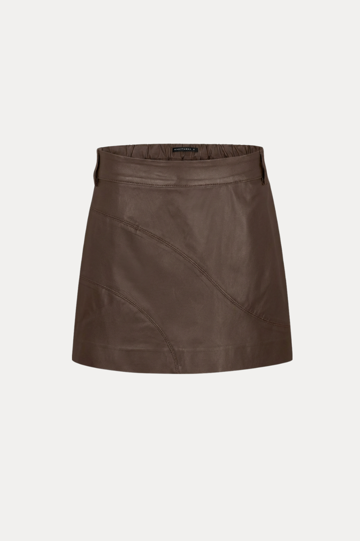 GAL BROWN SKIRT PANTS