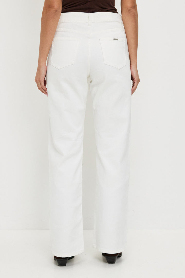 CARA STRAIGHT WHITE JEANS