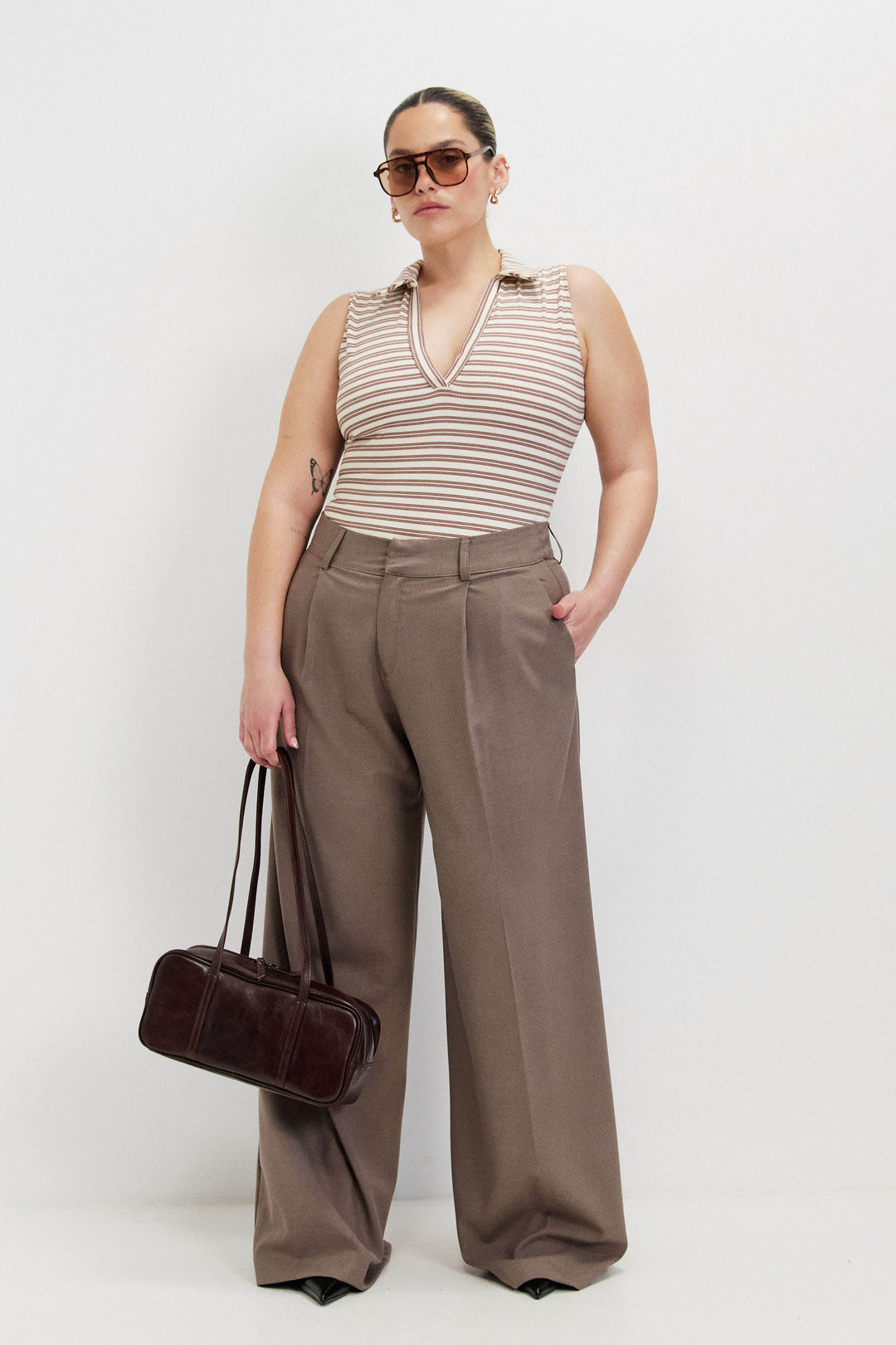 VILLET BROWN LEOTARD