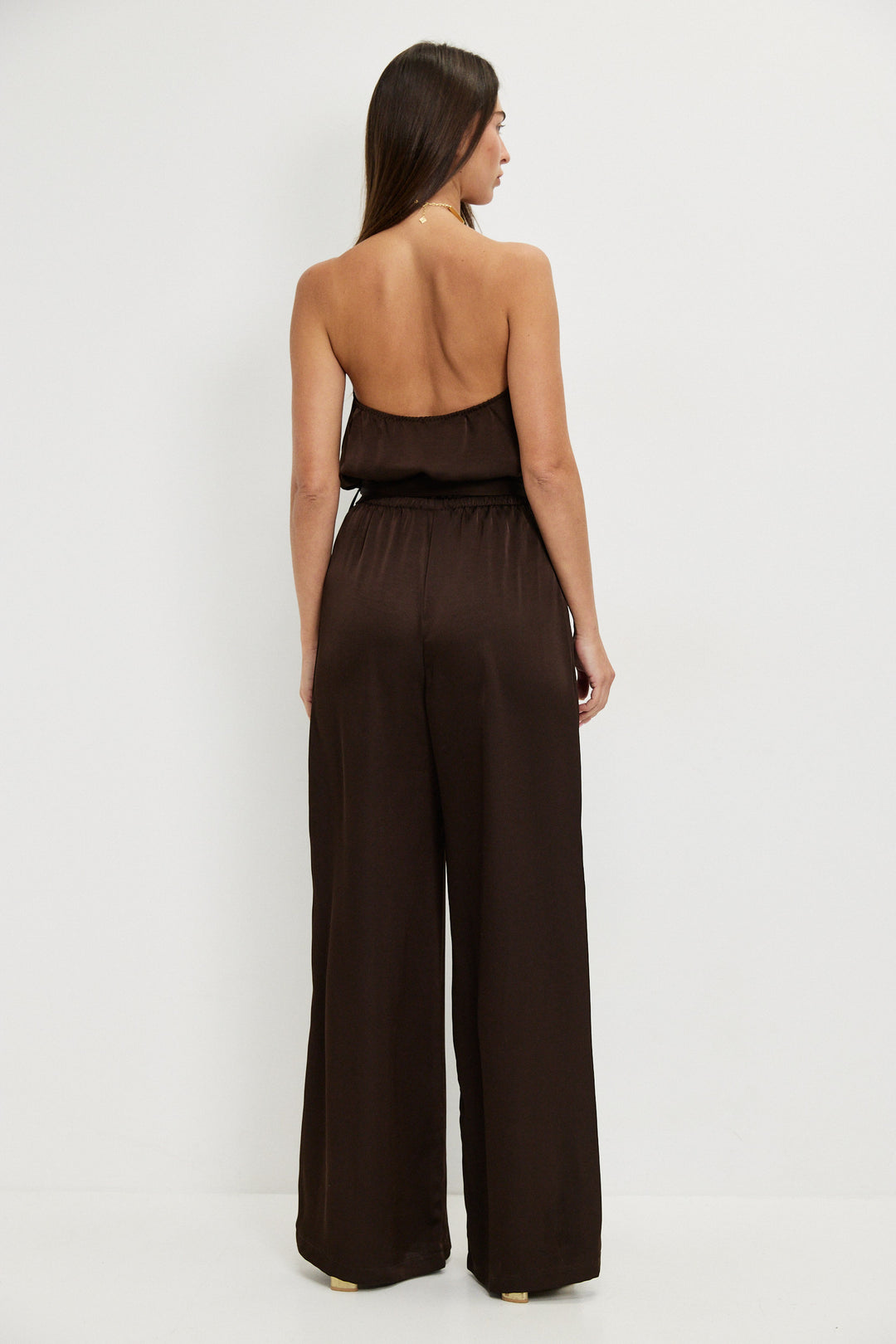 CYNTHIA CHOCOLATE BROWN OVERALL