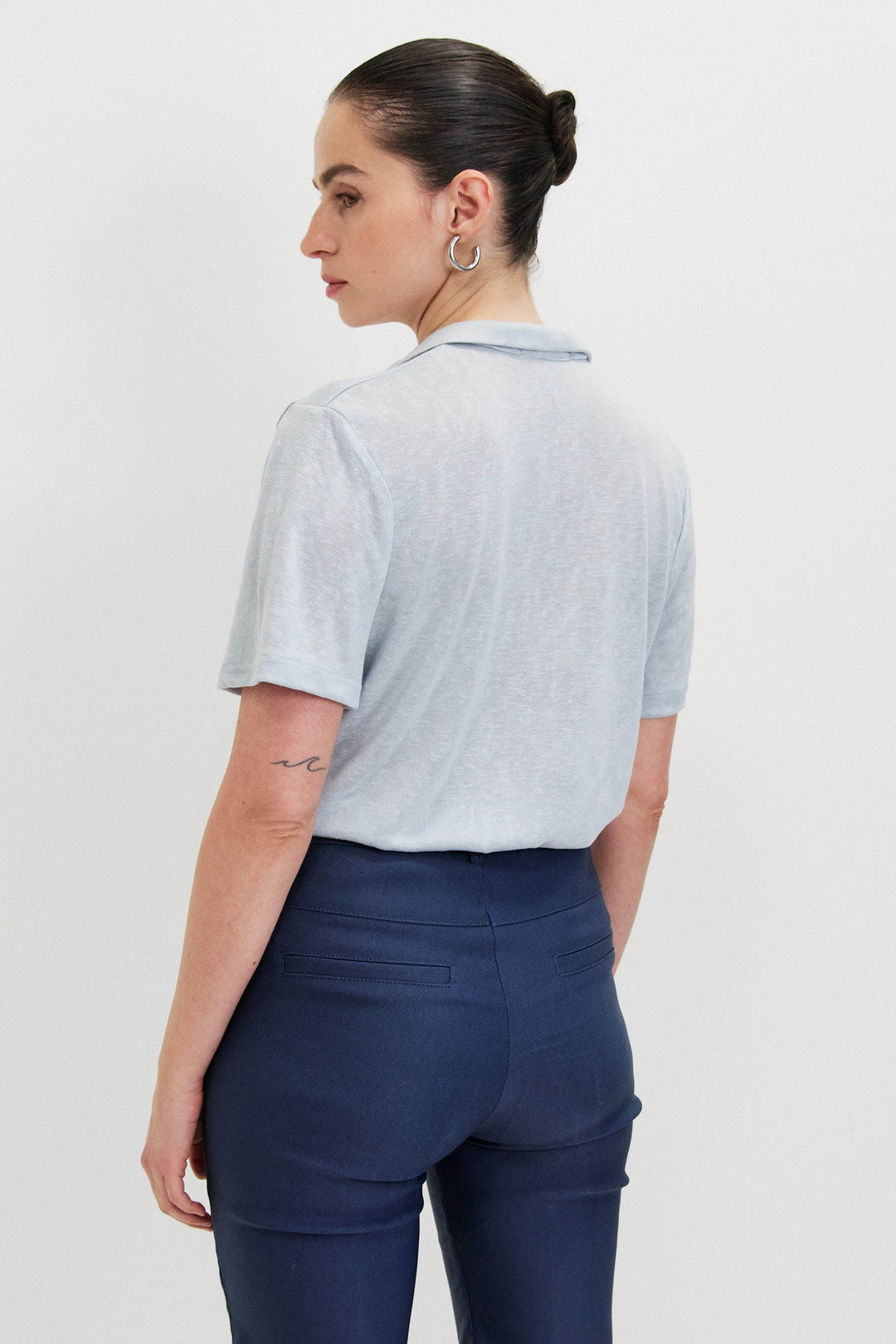 POLINA LIGHT BLUE SHIRT