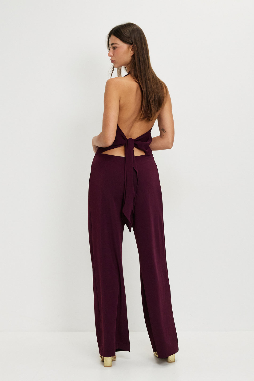 BILLIE EGGPLANT OVERALL