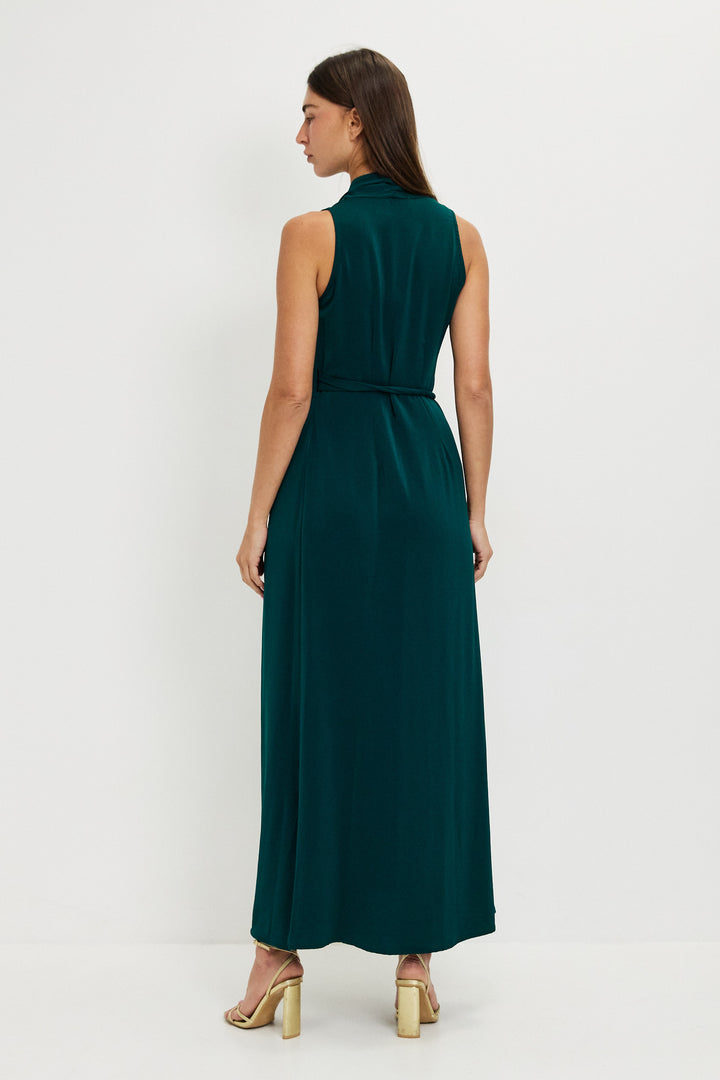 MEGHAN BOTTLE GREEN DRESS