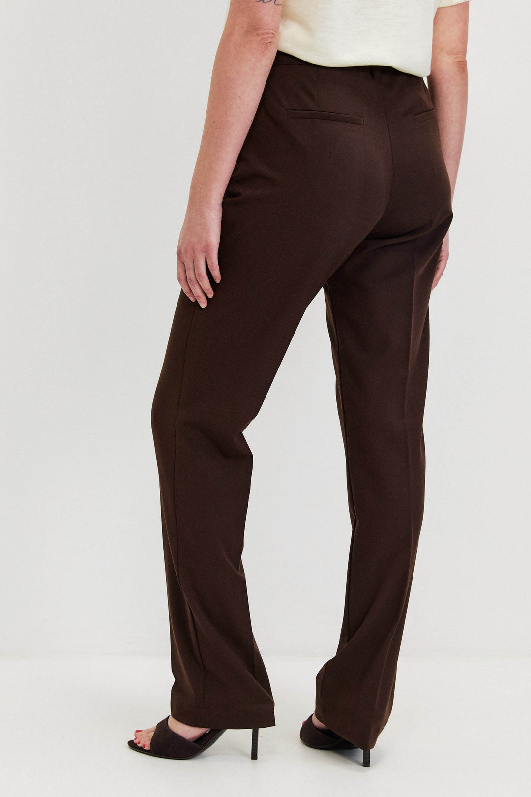 ELAINE CIGAR  BROWN  PANTS