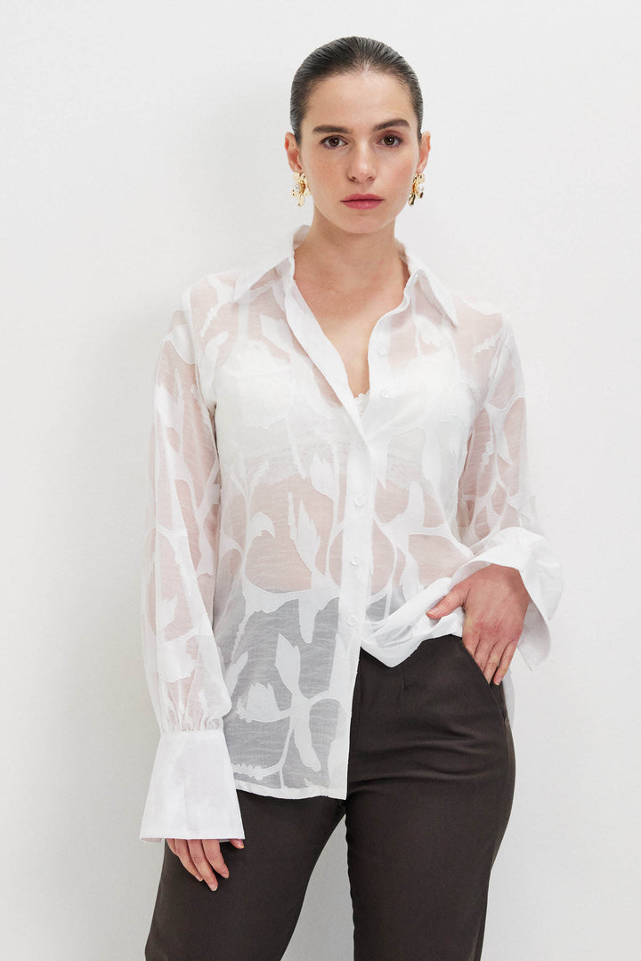 AGAM  WHITE SHIRT