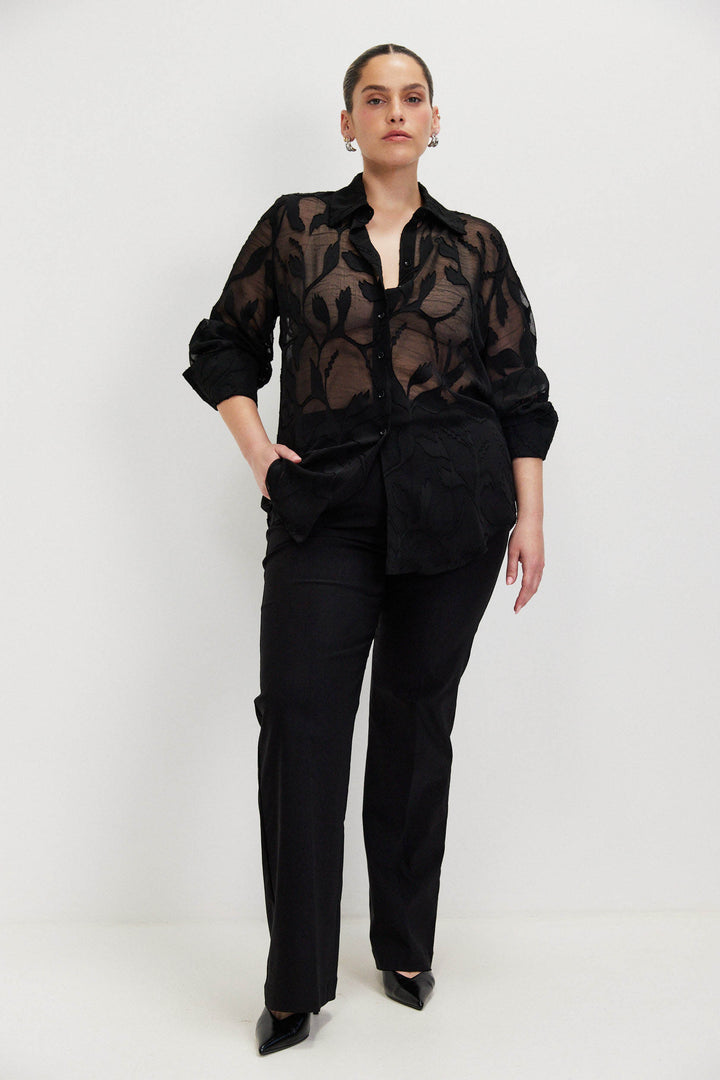 AGAM  BLACK SHIRT
