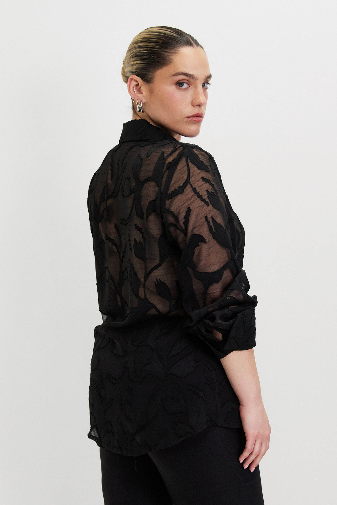 AGAM  BLACK SHIRT