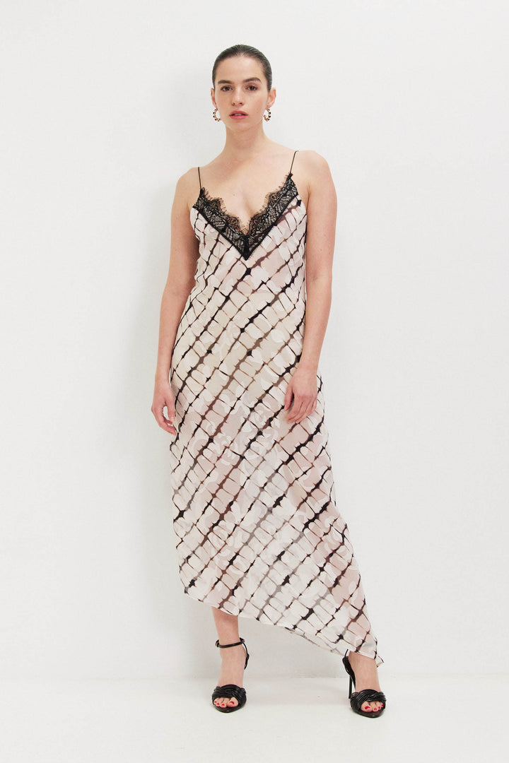 SENDI LIGHT BROWN DRESS
