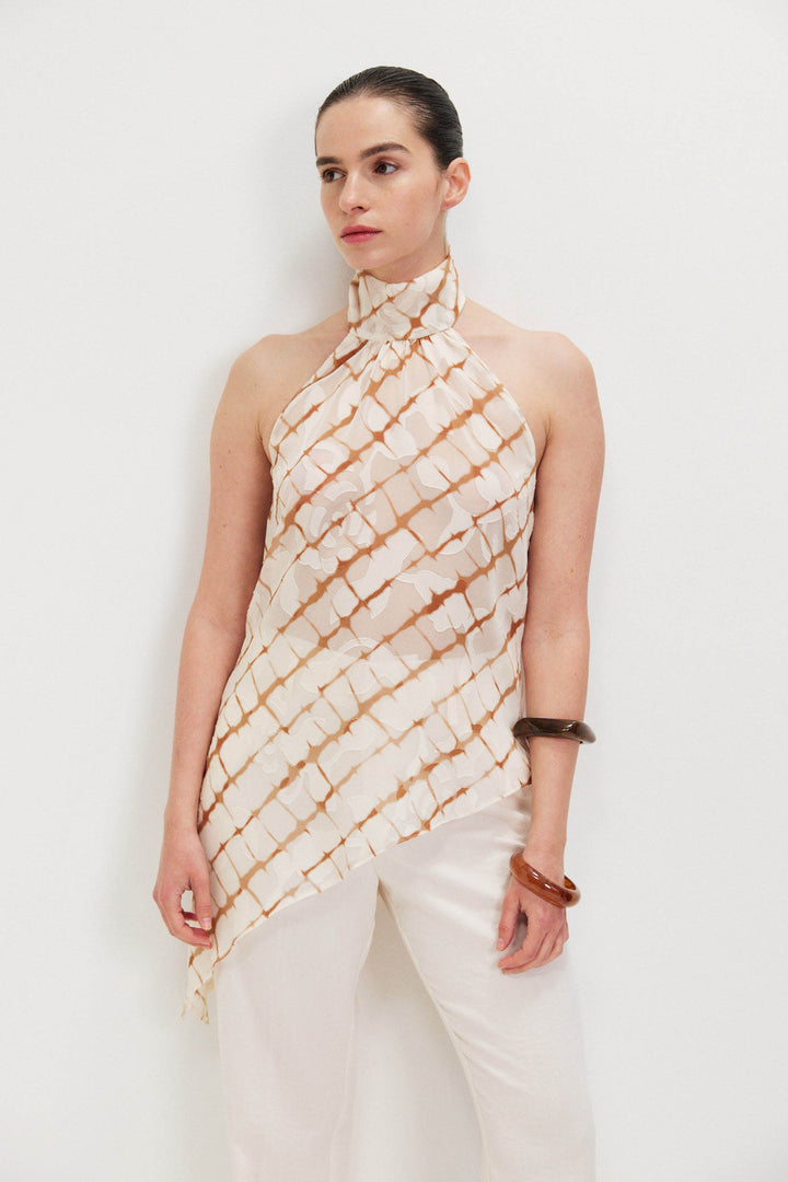 SENDI  BROWN TOP