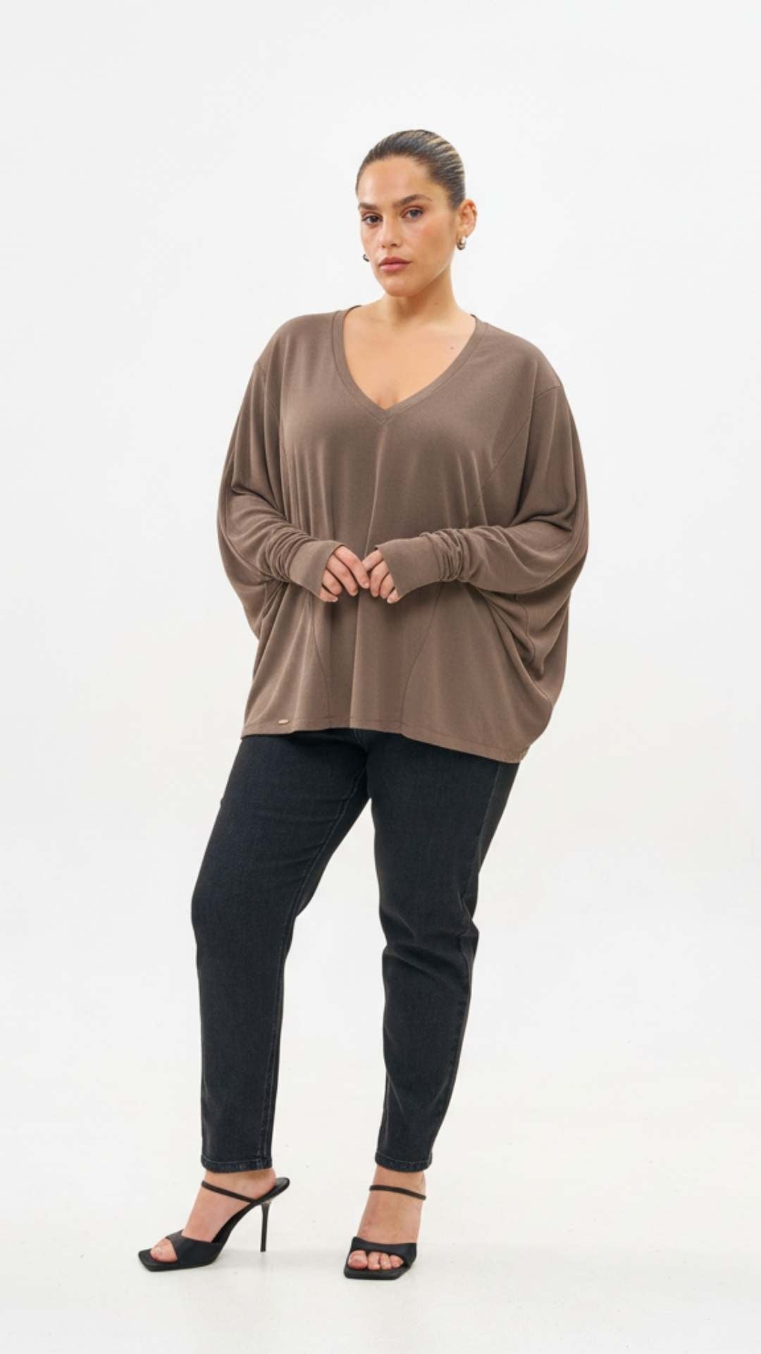 LINDA CHOCOLATE BROWN SHIRT