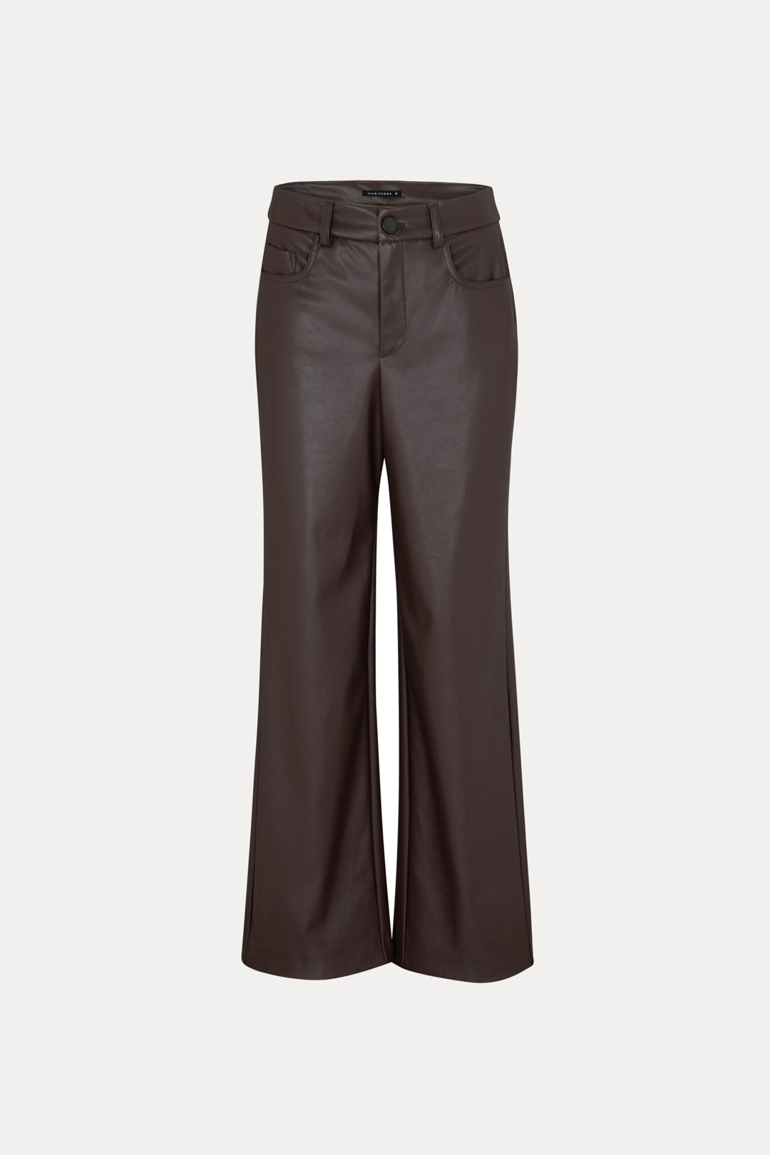 TAYLOR WIDE-LEG BROWN PANTS