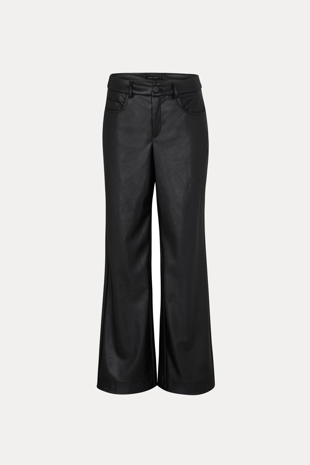 TAYLOR WIDE-LEG BLACK PANTS