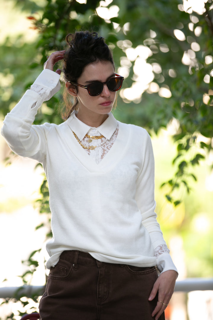 CATHERINE WHITE KNIT