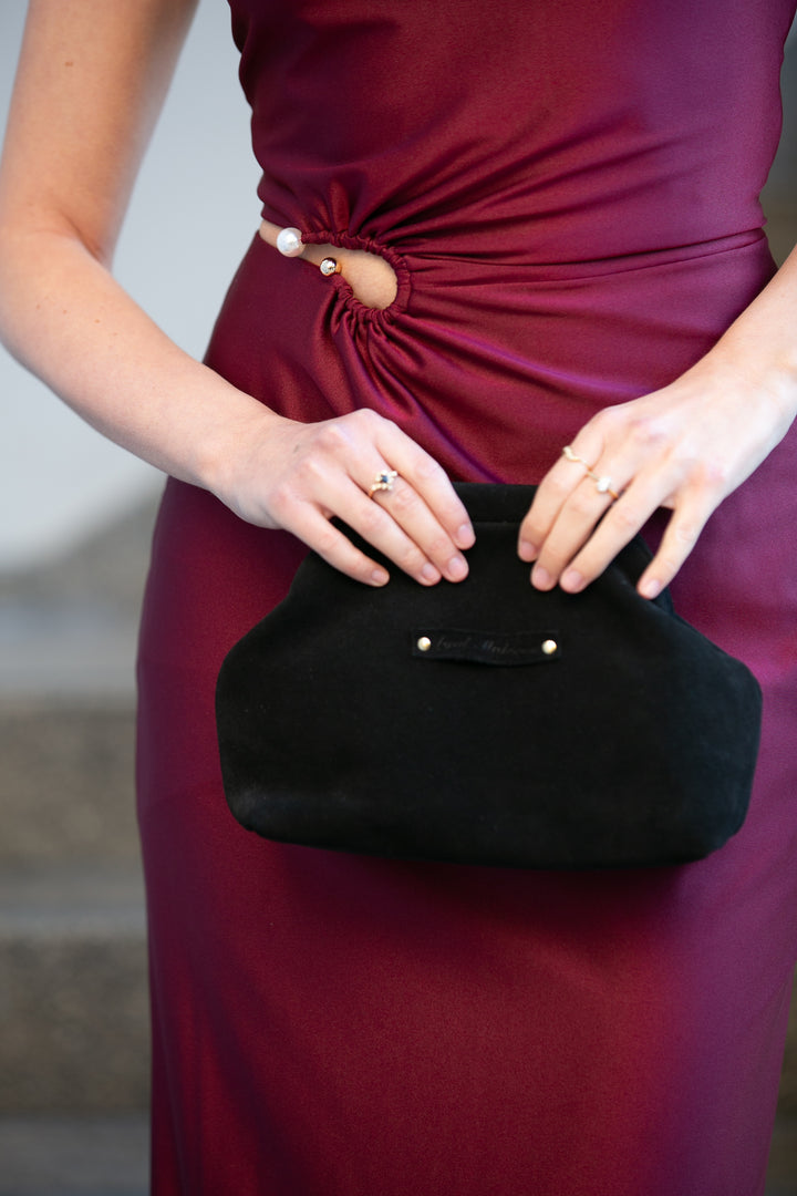 VIVIENNE SMOKED BURGUNDY DRESS