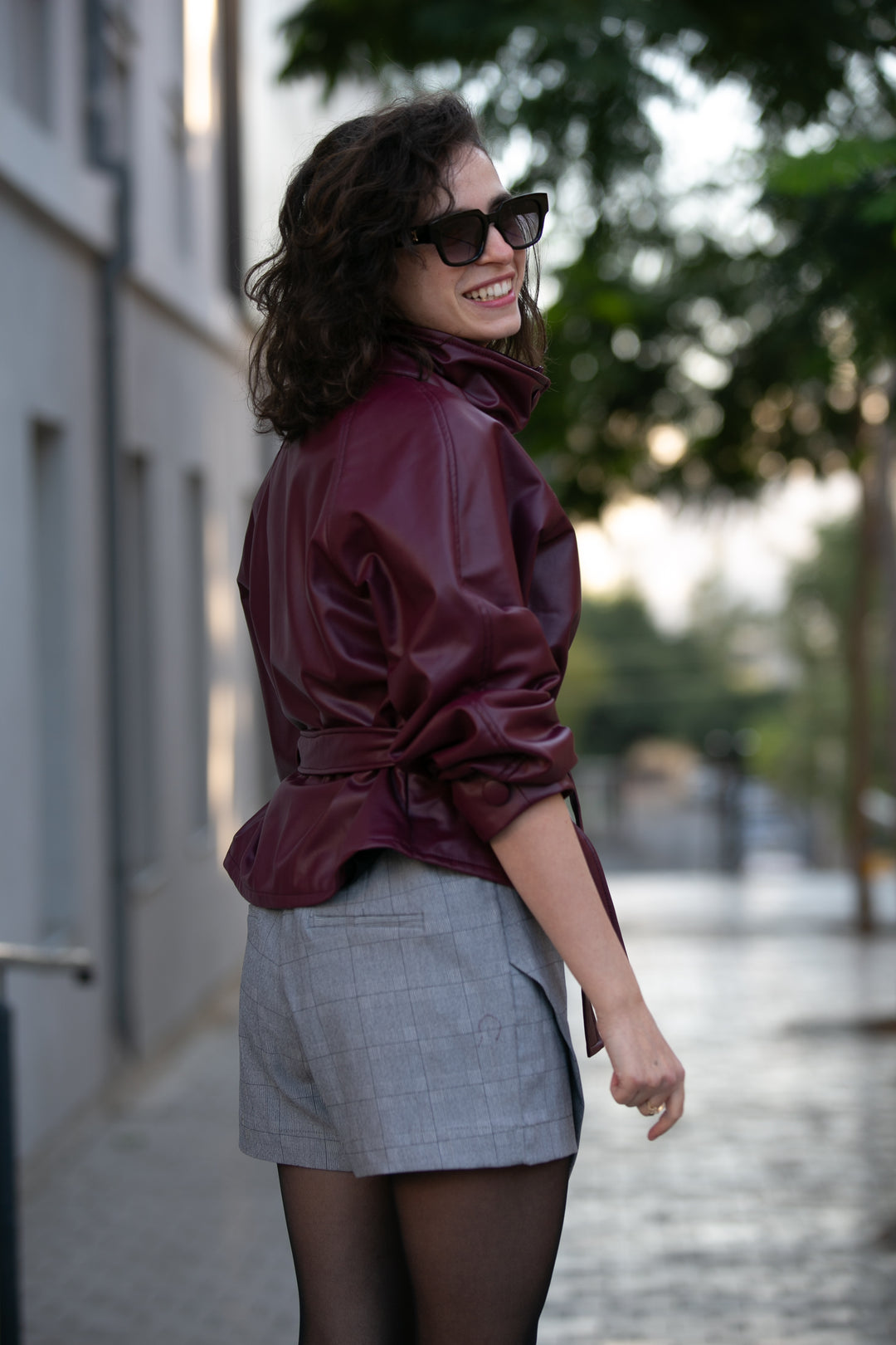 VIVIENNA BURGUNDY JACKET