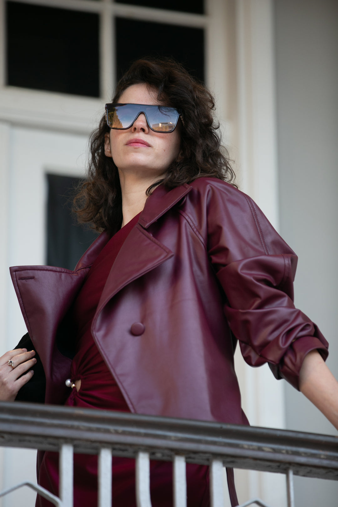 VIVIENNA BURGUNDY JACKET