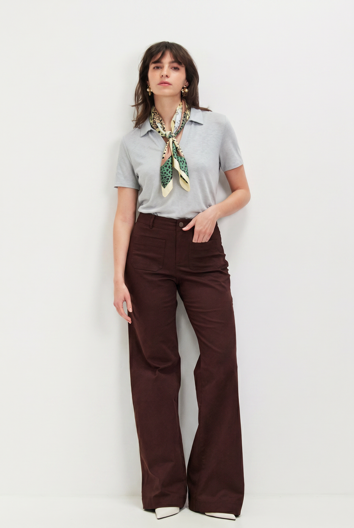 POLINA LIGHT BLUE SHIRT