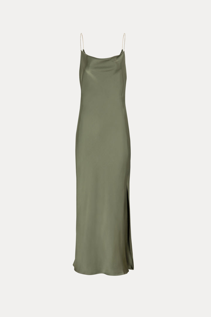 OLIVIA GREEN DRESS