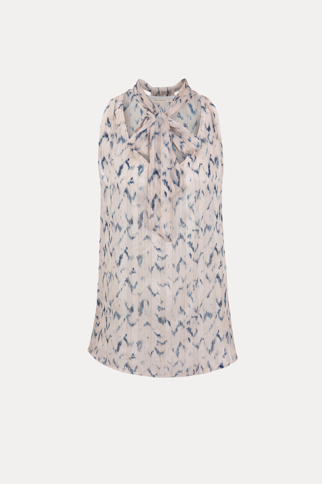 GRETA PRINTED BLUE  TOP
