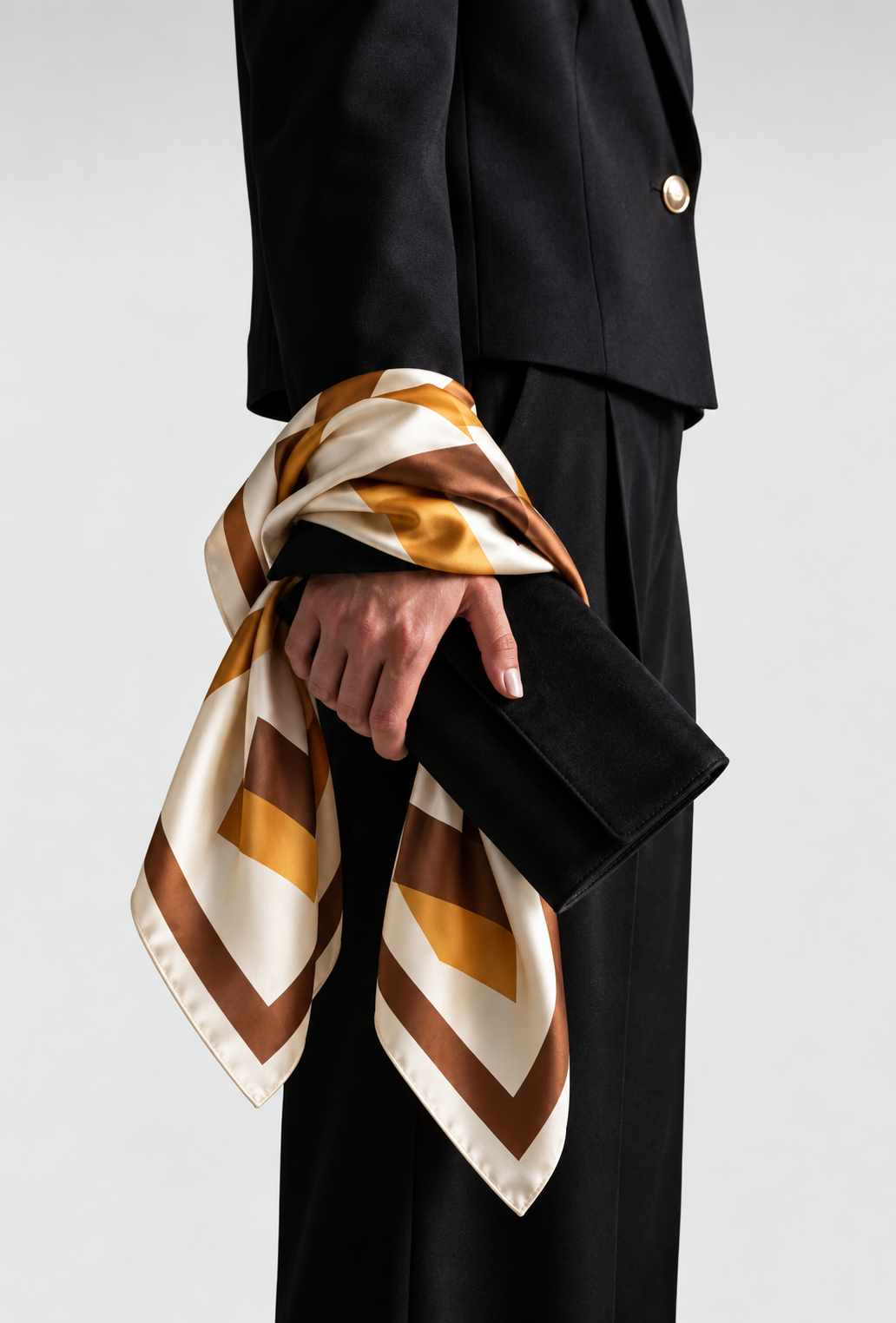 GEO SATIN SCARF
