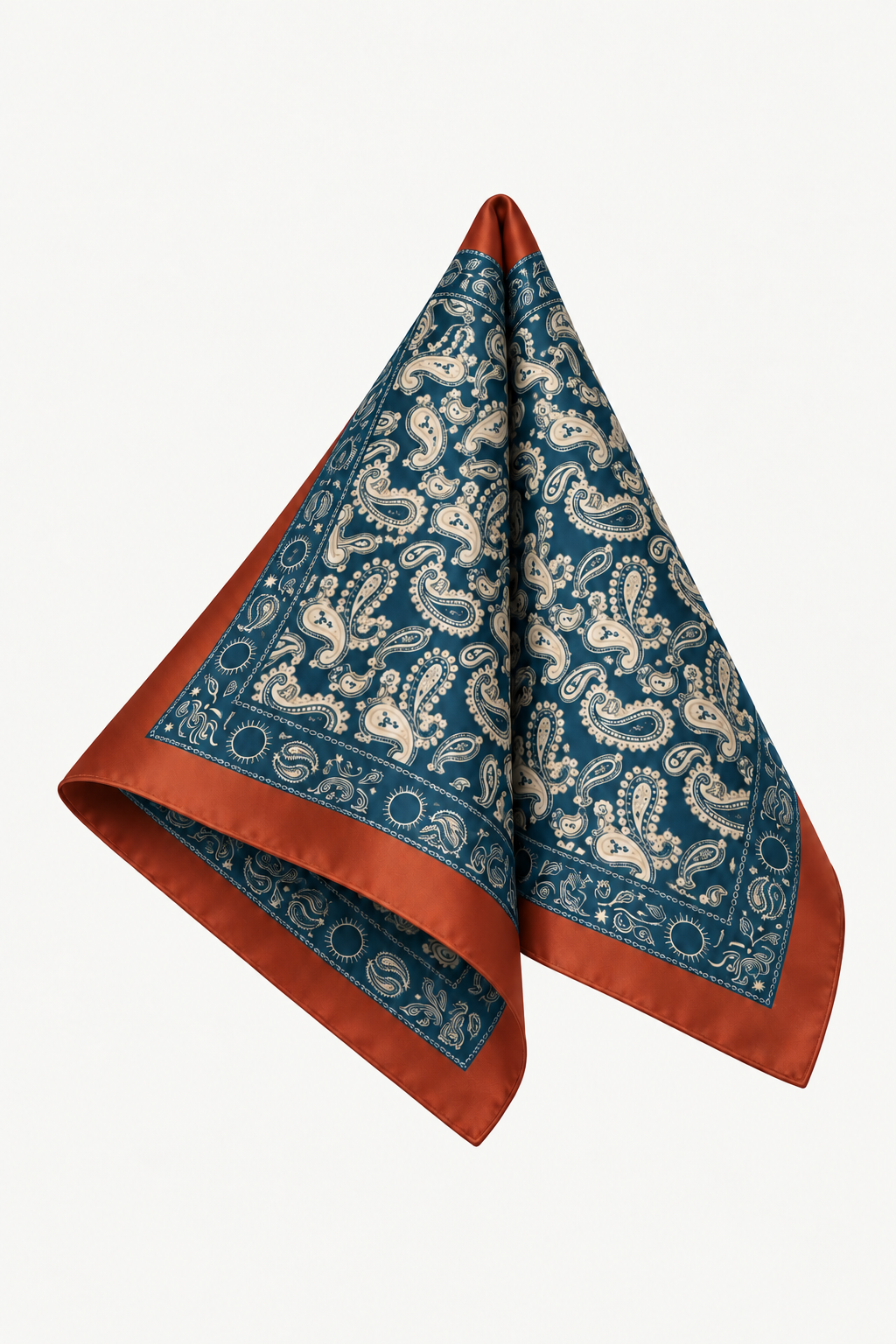 PETROL PAISLEY SCARF