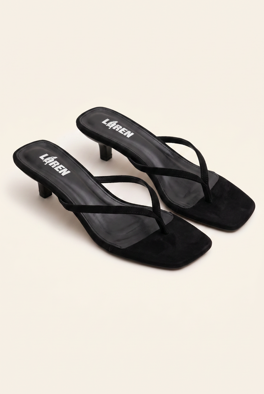MIDNIGHT BLACK GRACE MULES