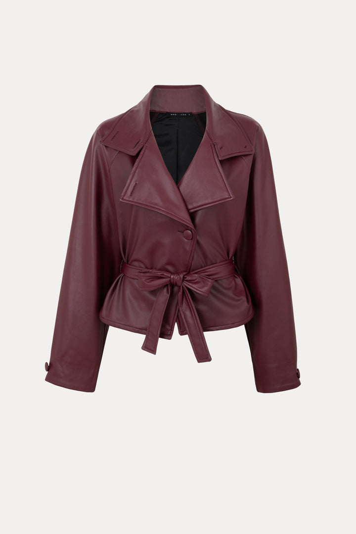 VIVIENNA BURGUNDY JACKET