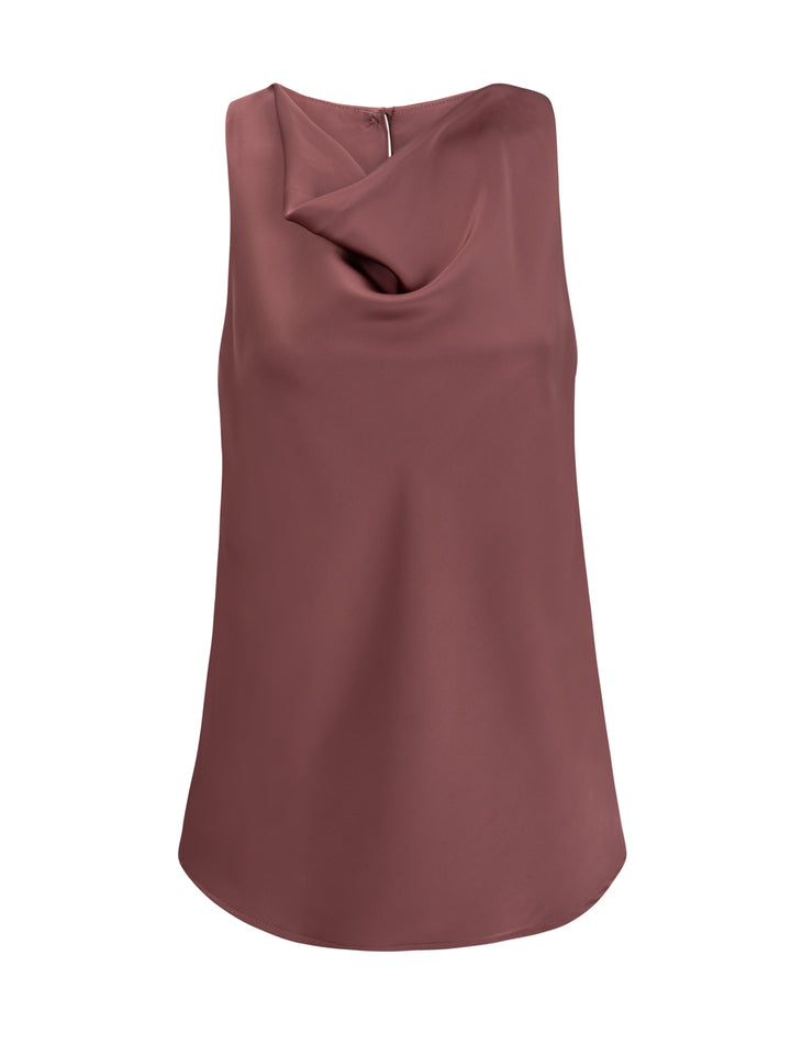 ALEXA SMOKED BURGUNDY TOP