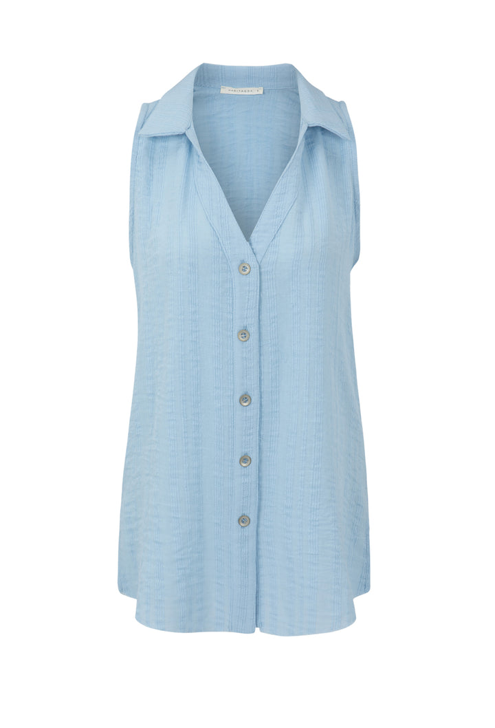 JANET LIGHT BLUE TOP