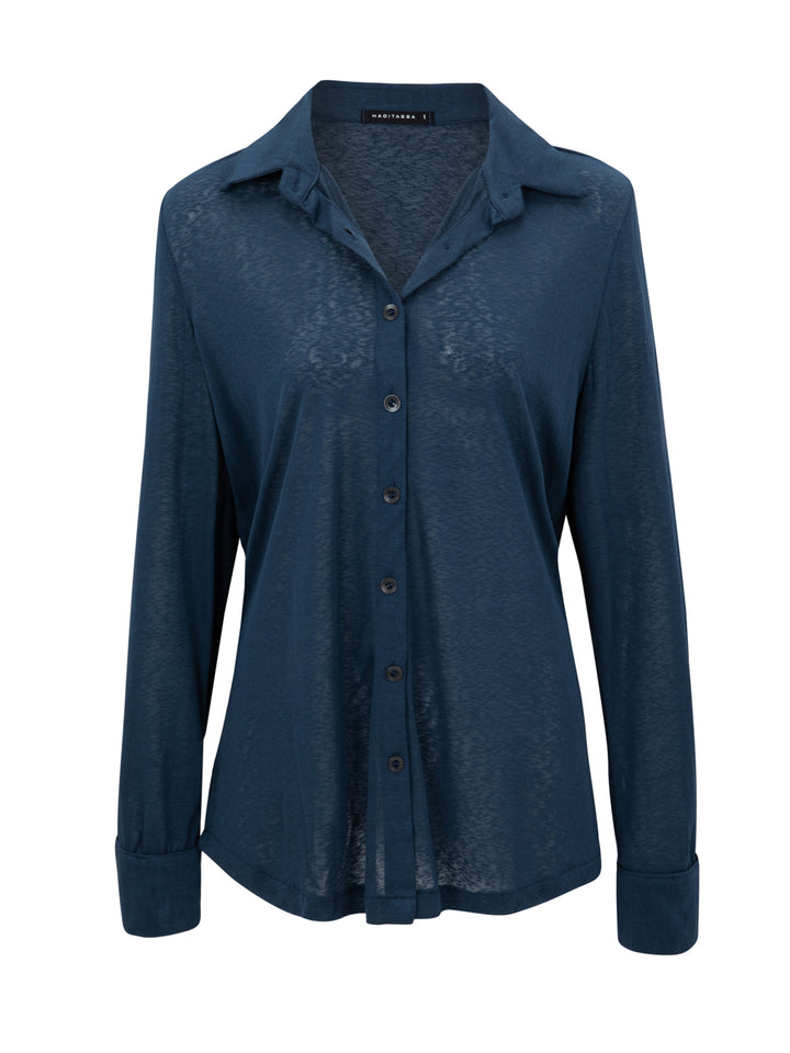CLAUDIA NAVY BLUE SHIRT