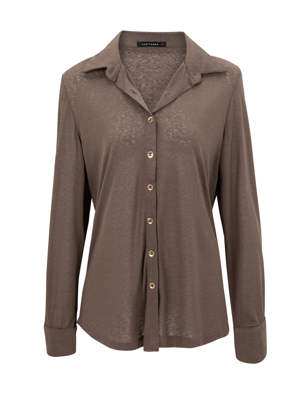 CLAUDIA CHOCOLATE BROWN SHIRT